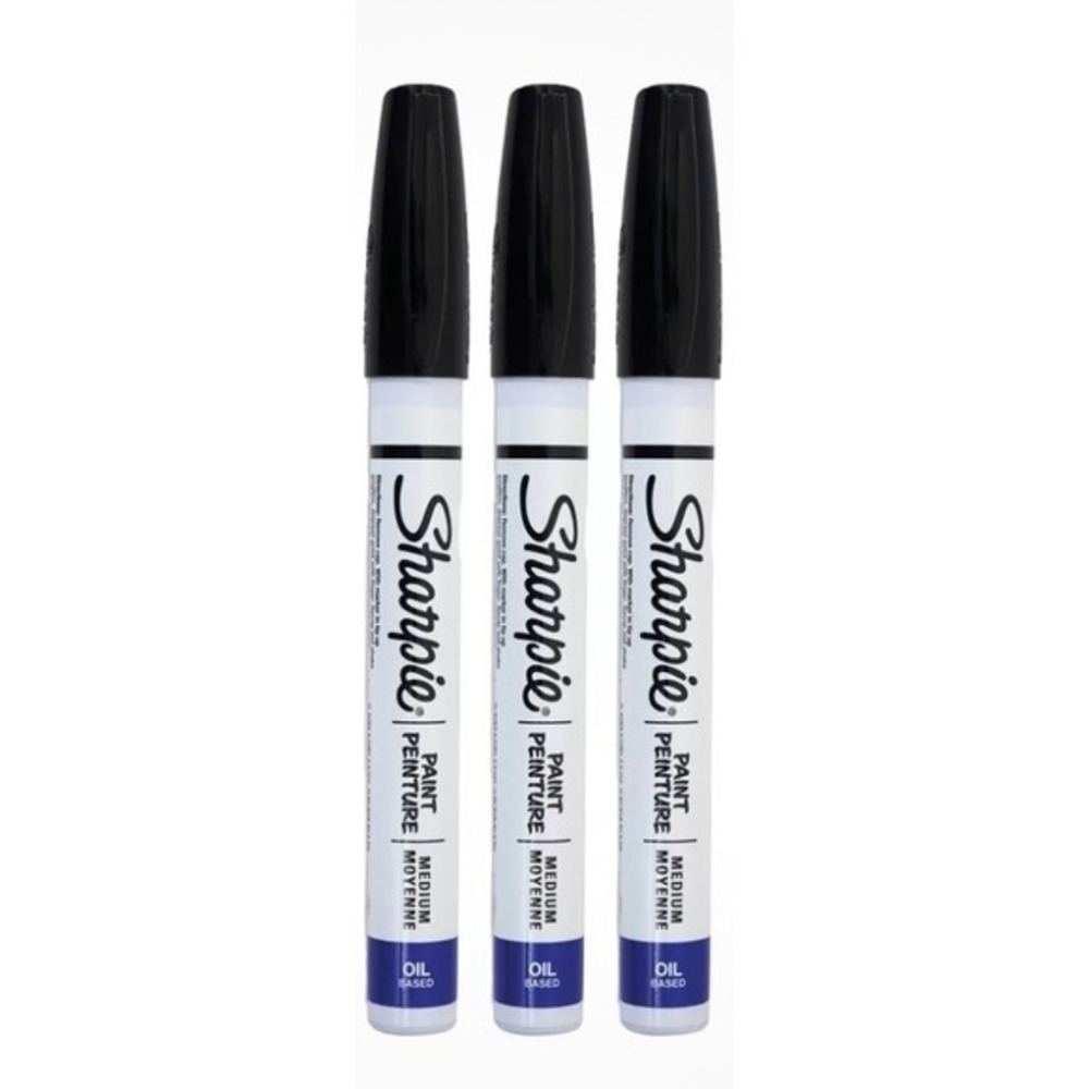 Sharpie Paint‎ Pen Oil Based Medium tip 3-Pack